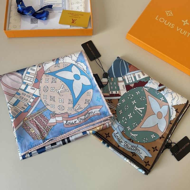 LV silk scarf hm25